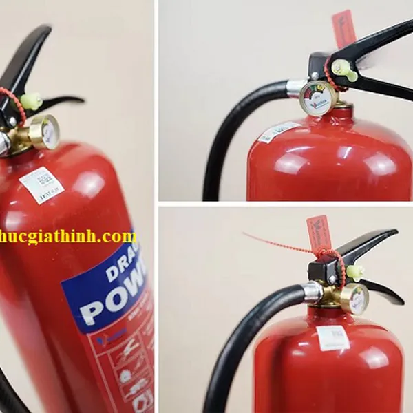 Bình chữa cháy bột BC 8kg Dragon MFZ8 có tem kiểm định