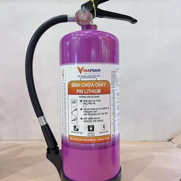 Bình chữa cháy đa năng Orion 6L chuyên dụng cho đám cháy Pin Lithium có tem kiểm định