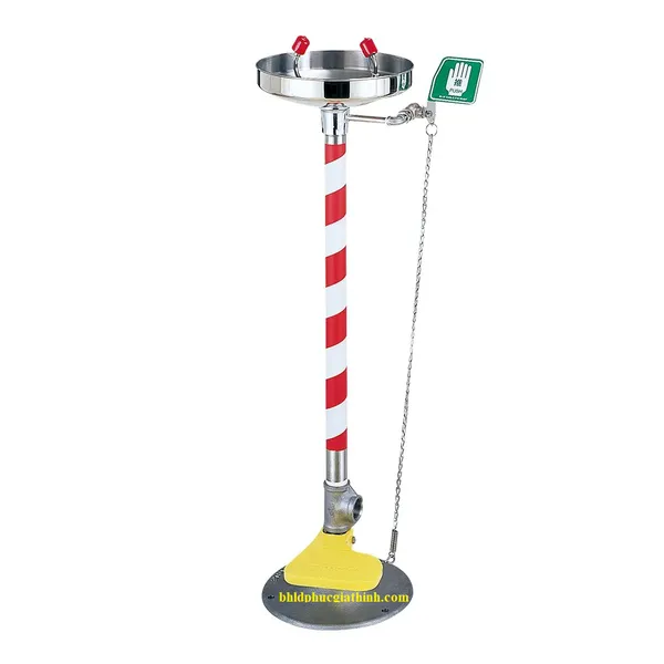 Bồn rửa mắt khẩn cấp Blue Eagle EW407 chất liệu INOX 304 loại có bàn đạp