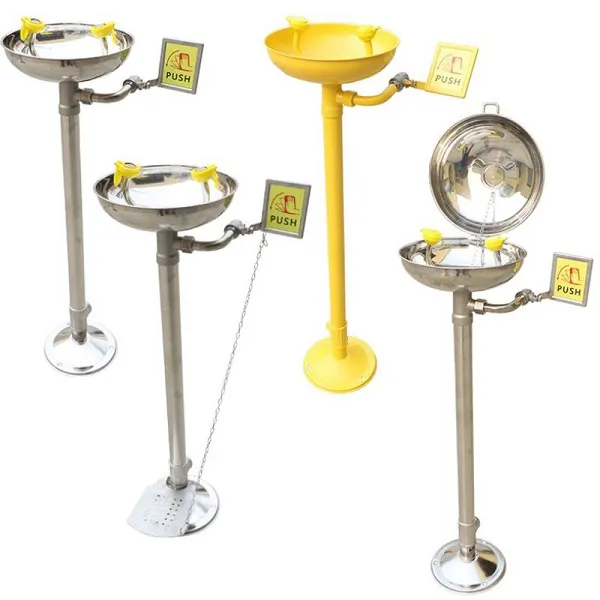 Bồn rửa mắt khẩn cấp có chân đạp 100% chất liệu Inox 304 chống rỉ sét