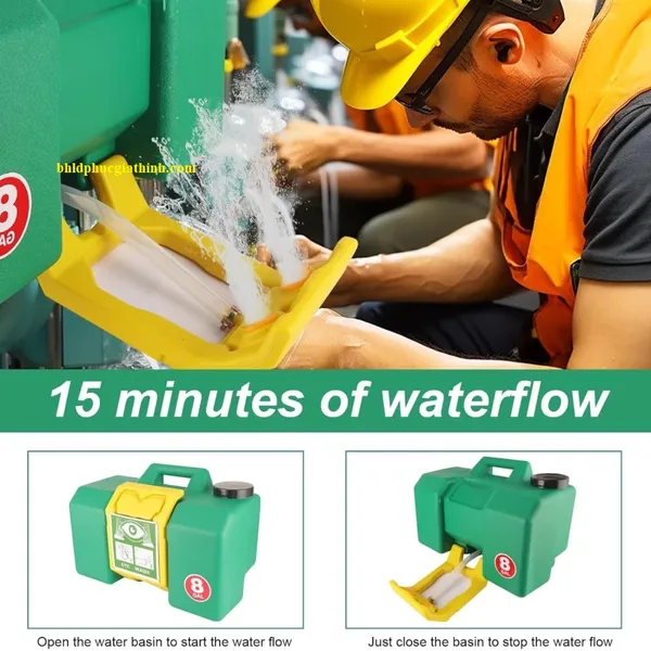 Bồn nước rửa mắt khẩn cấp di động HAWS 7501 dung tích 9 gallon (34.1 lít)