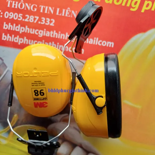 Chụp tai giảm ồn gắn nón bảo hộ 3M H9P3E chính hãng