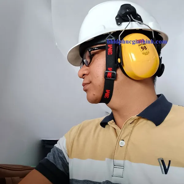 Chụp tai giảm ồn gắn nón bảo hộ 3M H9P3E chính hãng