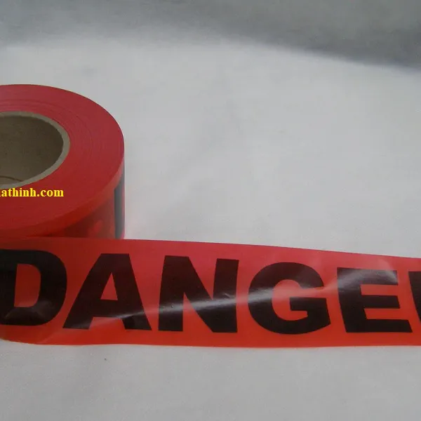 Cuộn rào cảnh báo nguy hiểm "DANGER DO NOT ENTER" dài 100m màu đỏ