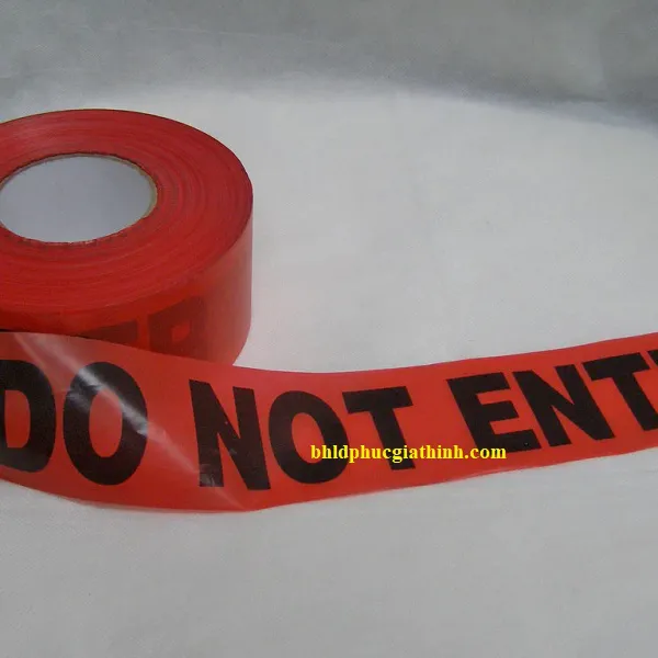 Cuộn rào cảnh báo nguy hiểm "DANGER DO NOT ENTER" dài 100m màu đỏ