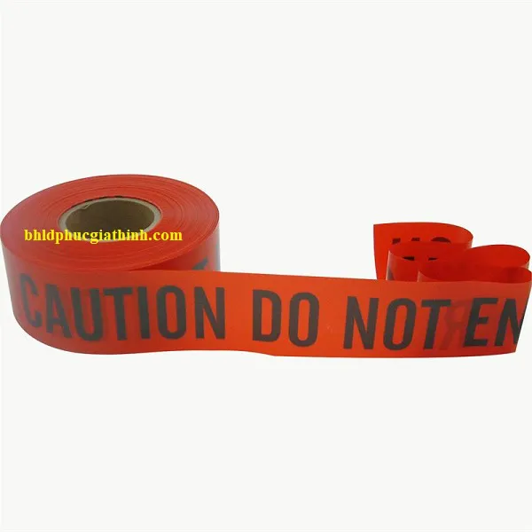 Cuộn rào cảnh báo nguy hiểm "DANGER DO NOT ENTER" dài 100m màu đỏ