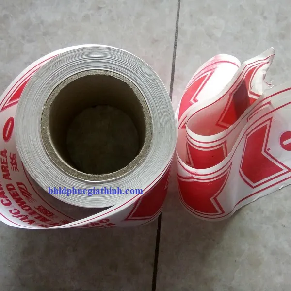 Cuộn rào công trình lõi giấy dài 100m
