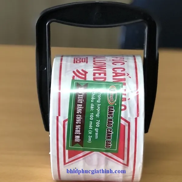 Cuộn rào công trình lõi nhựa có tay cầm