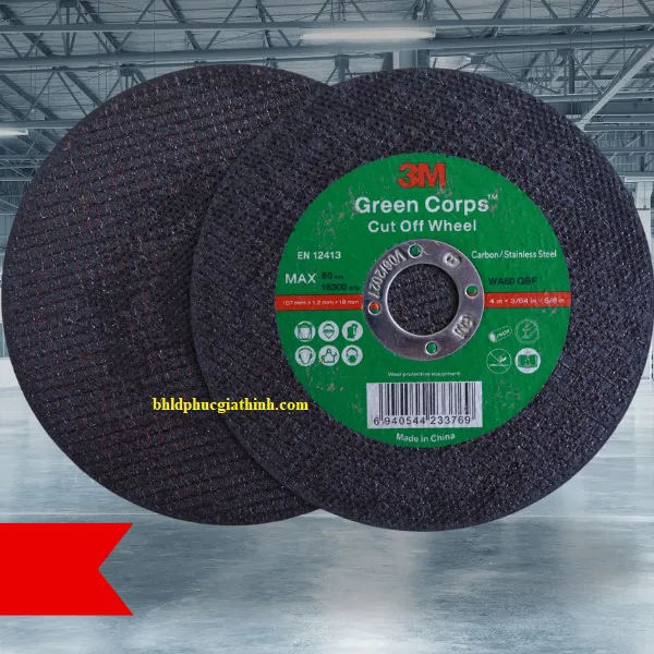 Đá cắt 3M Green Corps 107 x 1.2 x 16 mm chính hãng