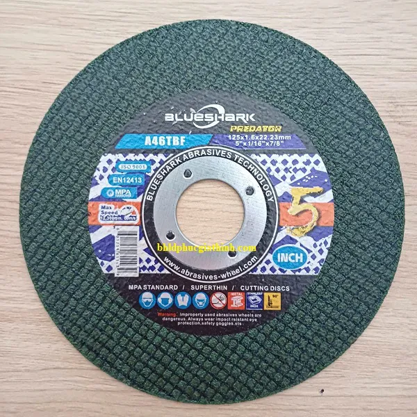 Đá cắt xanh Blueshark 125*1.6*22.23mm