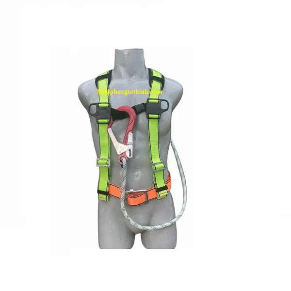 Dây an toàn bán thân kiểu Hàn Quốc giảm xóc 1 móc nhôm có đệm vai