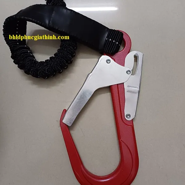 Dây an toàn bán thân kiểu Hàn Quốc giảm xóc 1 móc nhôm có đệm lưng