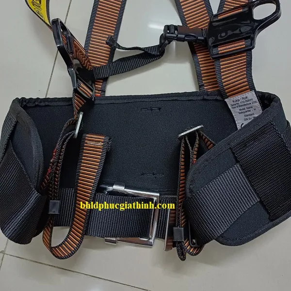 Dây an toàn bán thân kiểu Hàn Quốc giảm xóc 1 móc nhôm có đệm lưng