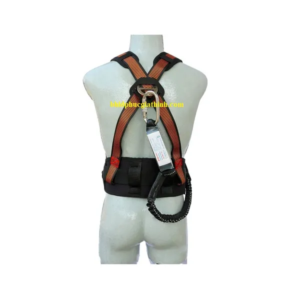 Dây an toàn bán thân kiểu Hàn Quốc giảm xóc 1 móc nhôm có đệm lưng