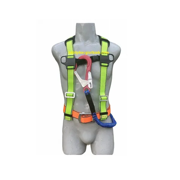 Dây an toàn bán thân 1 móc nhôm giảm xóc Hàn Quốc có đệm vai