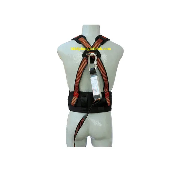 Dây an toàn bán thân kiểu Hàn Quốc dây bẹ 1 móc nhôm có giảm xóc và đệm lưng