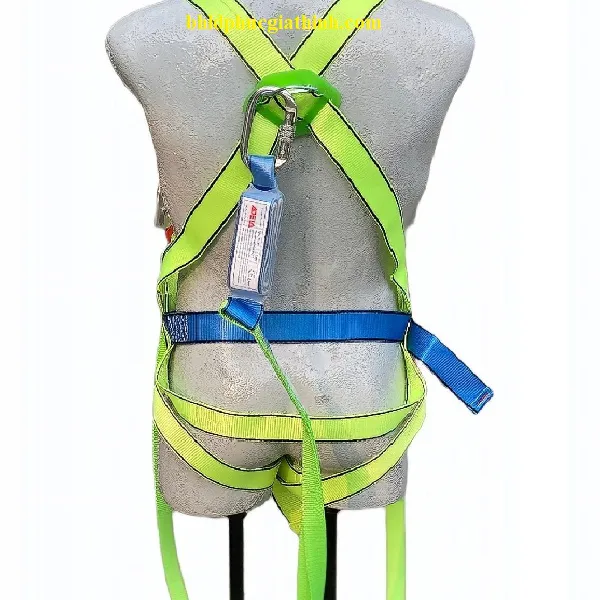 Dây an toàn toàn thân 2 móc nhôm giảm xóc Adela