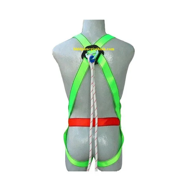 Dây an toàn toàn thân 2 móc sắt dây treo thừng