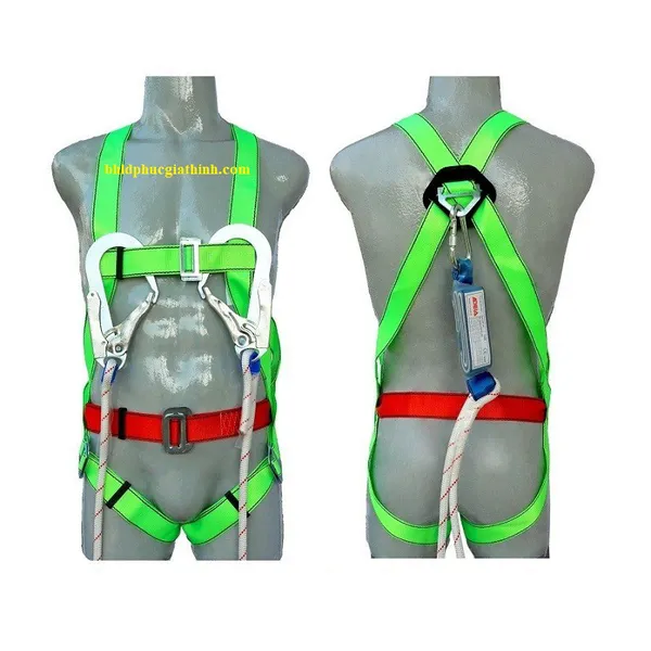 Dây an toàn toàn thân 2 móc sắt giảm xóc Adela Hàn Quốc