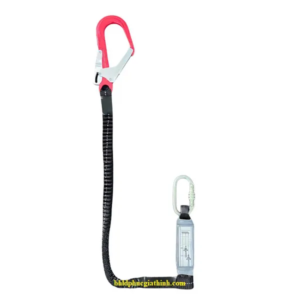 Dây đai an toàn toàn thân 1 móc nhôm giảm xóc Hàn Quốc dây treo thun đàn hồi