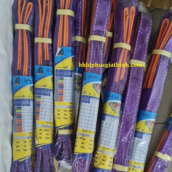 Dây cáp vải 1 tấn bản rộng 35mm Gorilla chất liệu Polyester cường lực