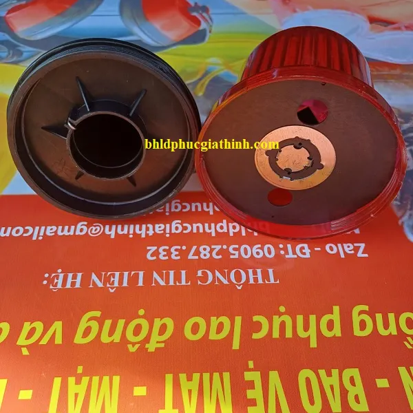 Đèn cảnh báo cầm tay dùng PIN