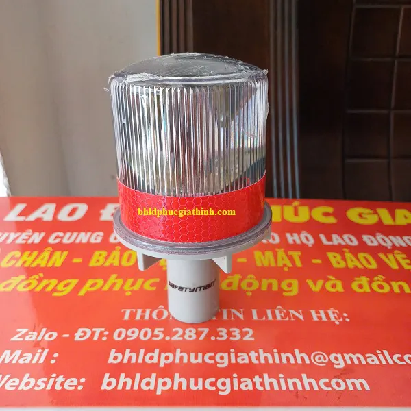 Đèn chớp cảnh báo năng lượng mặt trời có tay cầm Safetyman chính hãng