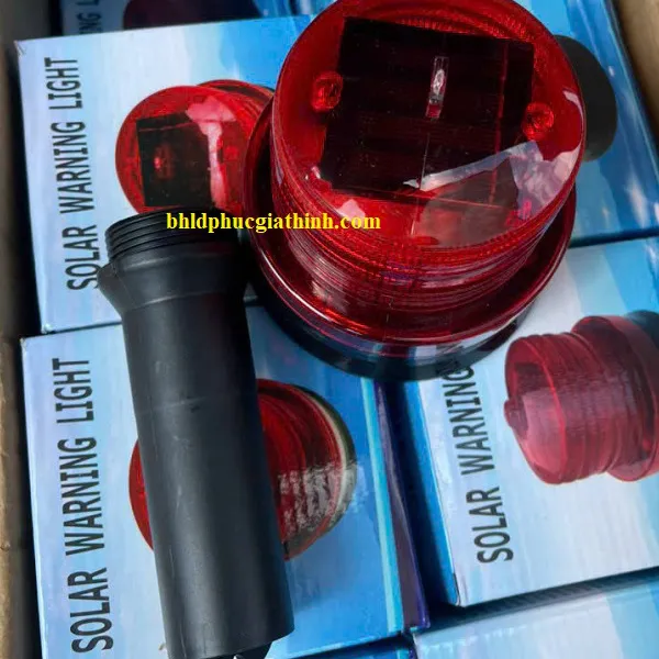 Đèn cảnh báo năng lượng mặt trời có tay cầm