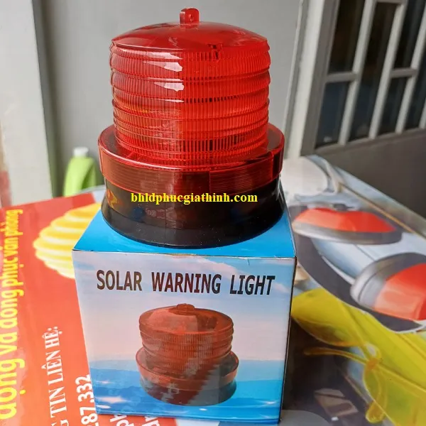 Đèn cảnh báo năng lượng mặt trời đế nam châm JD-010S