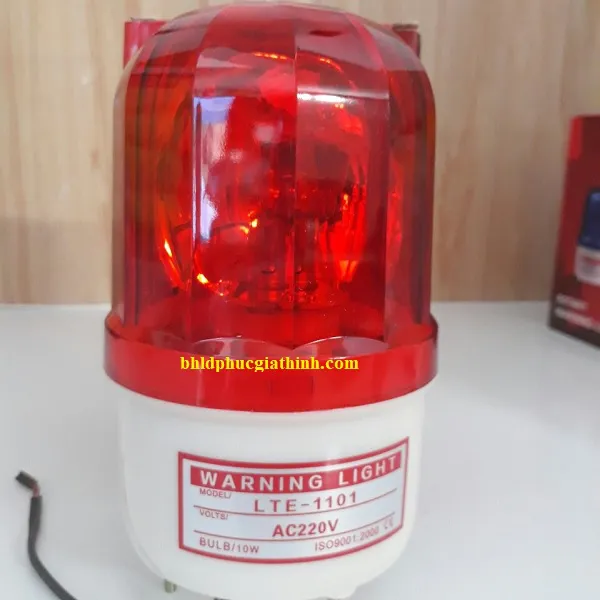 Đèn xoay cảnh báo dùng điện 220V không còi hú LTE-1101