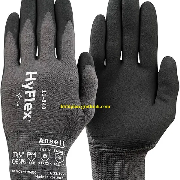 Găng tay chống cắt chống mài mòn Ansell HyFlex 11-840