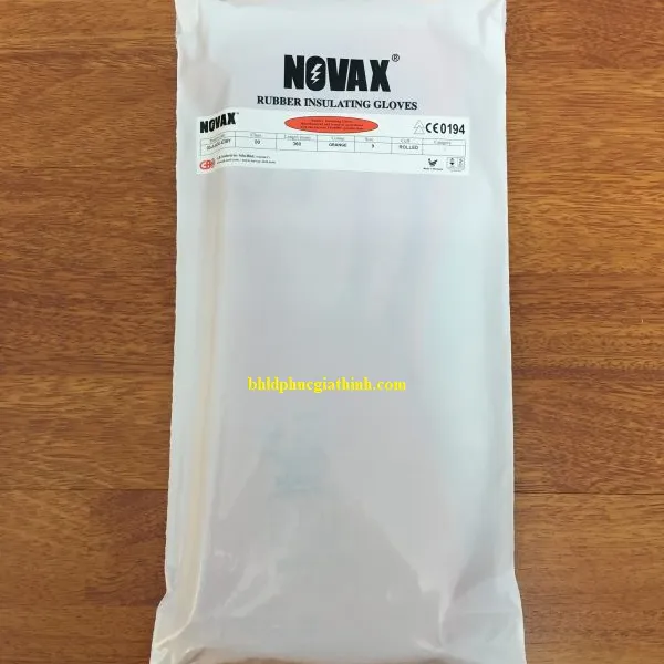 Găng tay cao su cách điện 500V Novax Class 00 dài 280mm Malaysia