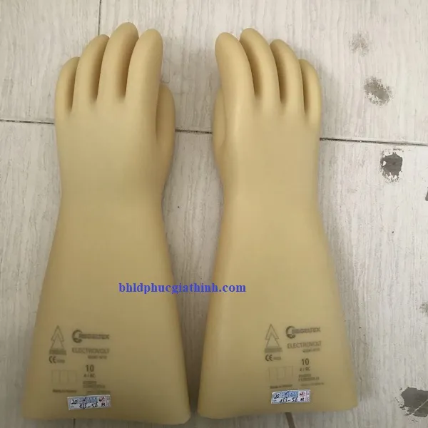 Găng tay cách điện cao áp 36KV Regeltex - Pháp chất liệu cao su