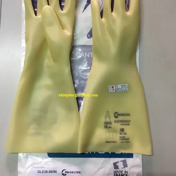 Găng tay cao su cách điện hạ áp 500V Regeltex- Pháp