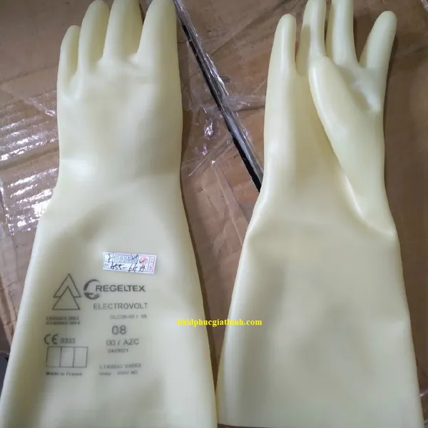 Găng tay cao su cách điện hạ áp 500V Regeltex- Pháp