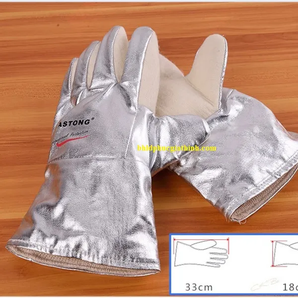 Găng tay tráng bạc chịu nhiệt 350 độ Castong NFRR 15-34