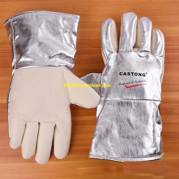 Găng tay tráng bạc chịu nhiệt 350 độ Castong NFRR 15-34