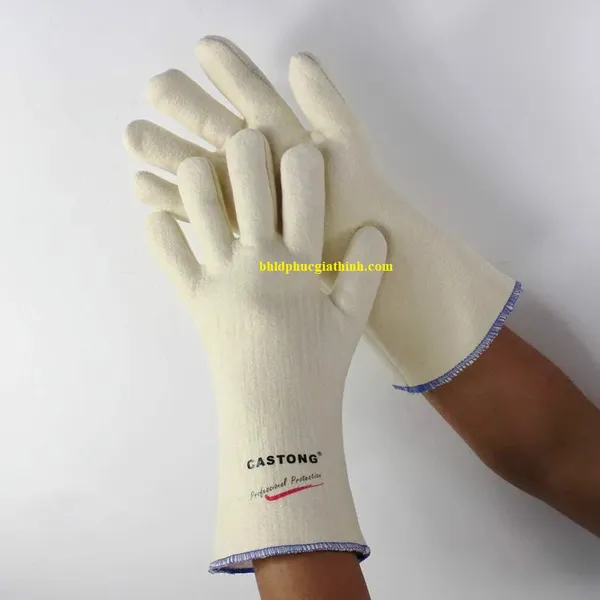 Găng tay Castong NFFF 35-33 sợi Meta Aramid chịu nhiệt 300 độ