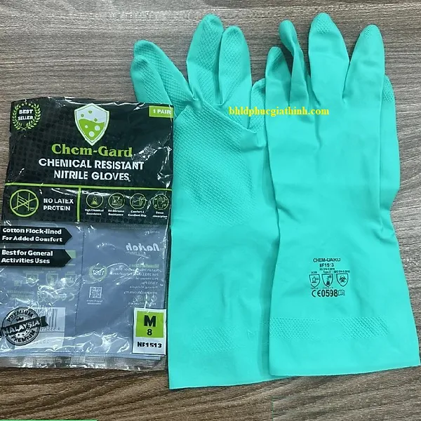 Găng tay chống dầu chống hoá chất Nastah NF1513