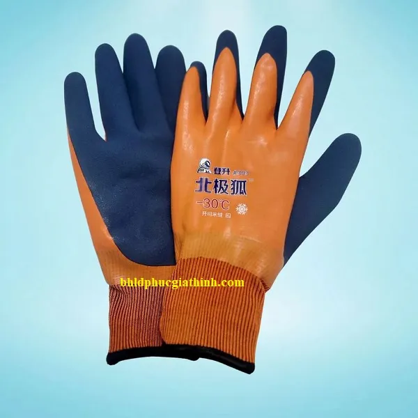 Găng tay bảo hộ chịu lạnh âm 30 độ chống thấm nước chống hoá chất chuyên dùng trong kho lạnh