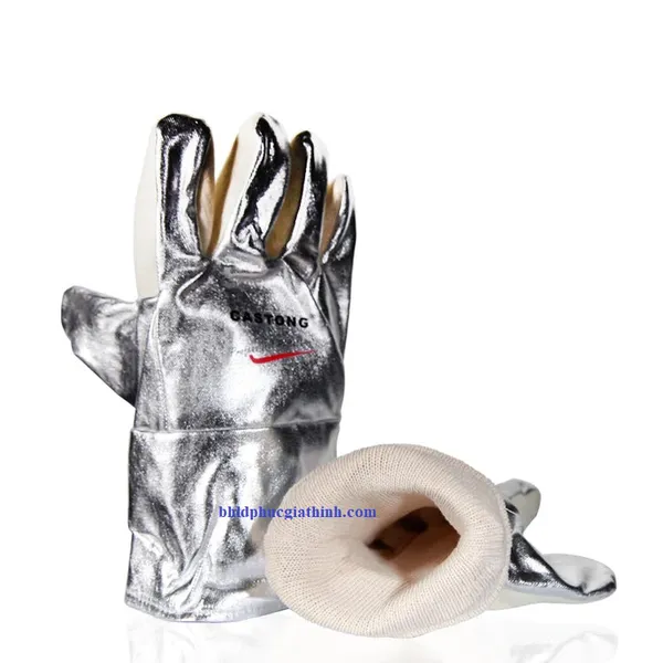 Găng tay chịu nhiệt 500 độ Castong YERR15-34 tráng nhôm