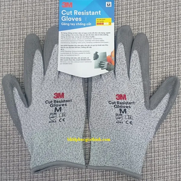 Găng tay chống cắt cấp độ 3 chất liệu sợi HPPE 3M™ SP3PU