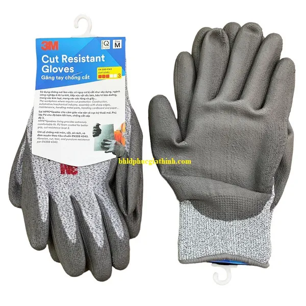 Găng tay chống cắt cấp độ 3 chất liệu sợi HPPE 3M™ SP3PU