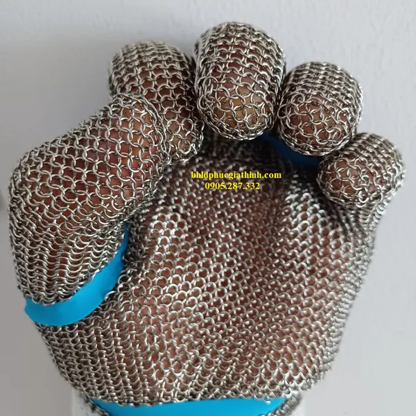 Găng tay chống cắt vòng Inox thương hiệu Reton loại 5 ngón