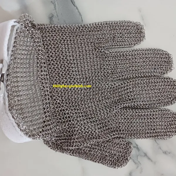 Găng tay chống cắt vòng Inox thương hiệu Reton loại 5 ngón