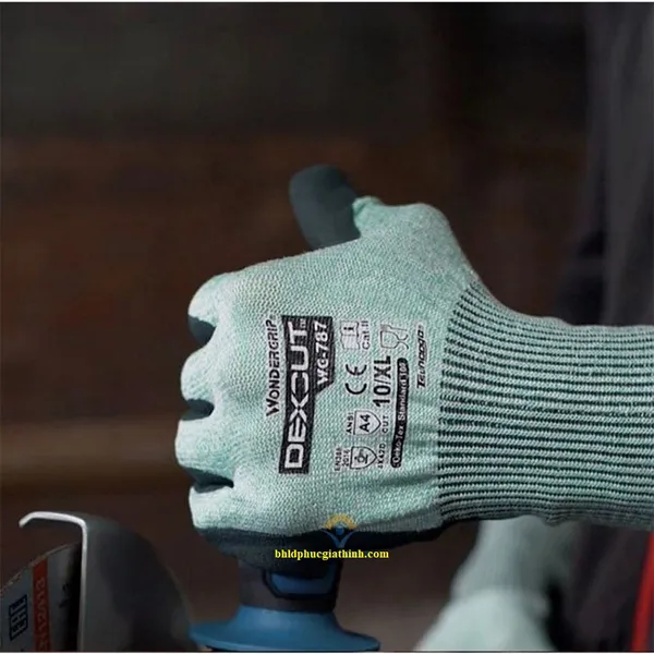 Găng tay phủ Nitrile chống cắt Wonder Grip WG-787 Nhật Bản
