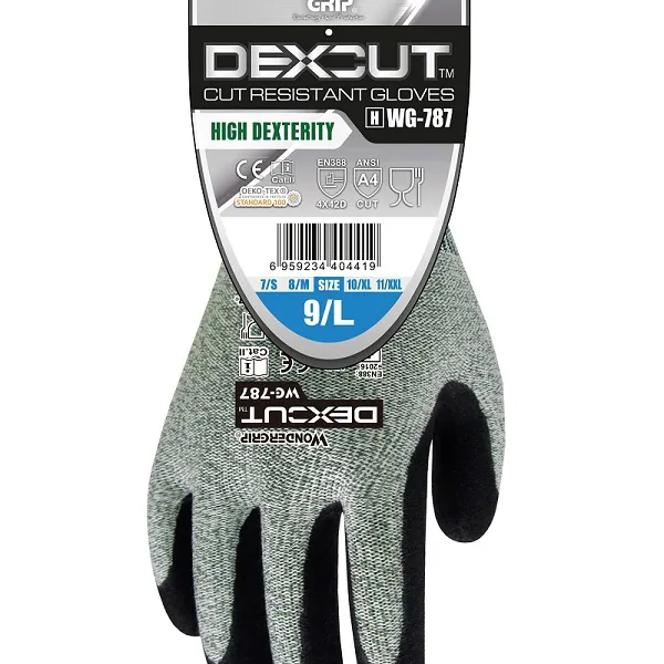 Găng tay phủ Nitrile chống cắt Wonder Grip WG-787 Nhật Bản