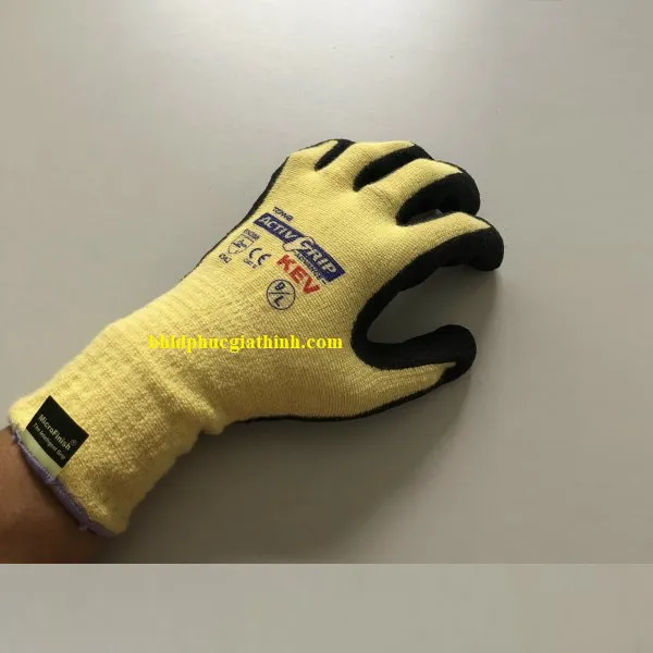 Găng tay chống dầu chống cắt cấp độ 3 Towa ActivGrip Advance KEV 591 Nhật Bản