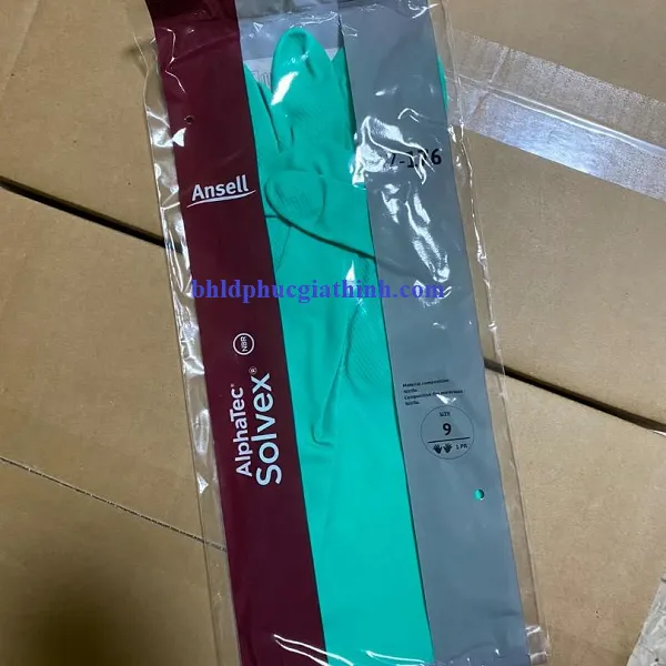 Găng tay chống hoá chất Ansell 37-176 dài 33cm