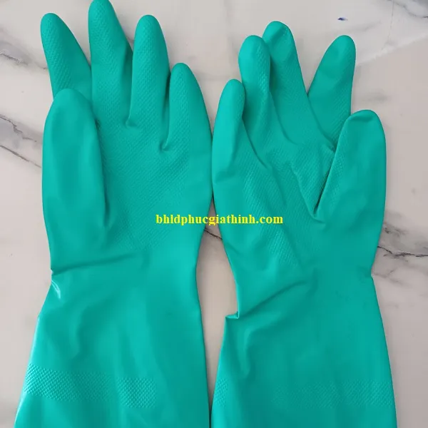 Găng tay chống hoá chất chống dầu Ansell 37-676 dùng được nhiều lần